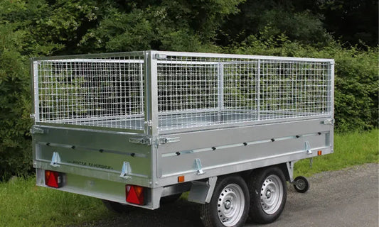 Lider 39560 Tandem-Kippanhänger 253 × 147 × 30 cm mit umfangreichem Zubehör