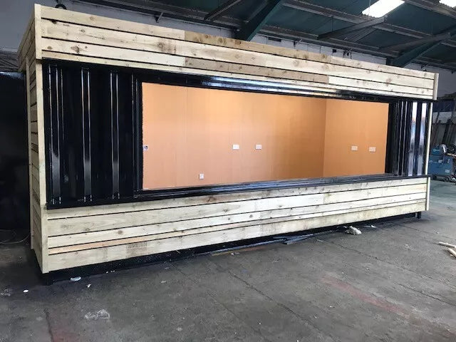 Professioneller 20-Fuß-Gastronomiecontainer mit elektrischem Rollladen