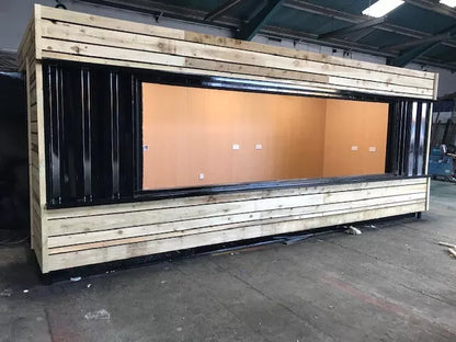 Professioneller 20-Fuß-Gastronomiecontainer mit elektrischem Rollladen