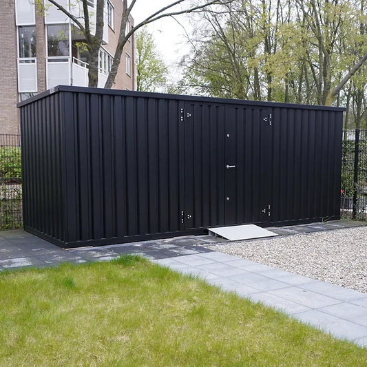 5 × 2 m Lagercontainer mit Doppeltür – 10 m² Metallcontainer
