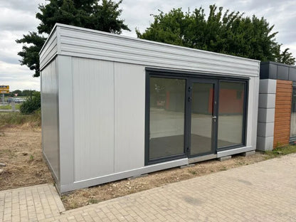 Modulares Bürocontainer 6,00 × 2,90 m – 17,4 m²