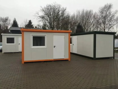Neuer Bürocontainer 4 × 2,4 m – Sicherheits- und Zugangskontrollcontainer 9,6 m²