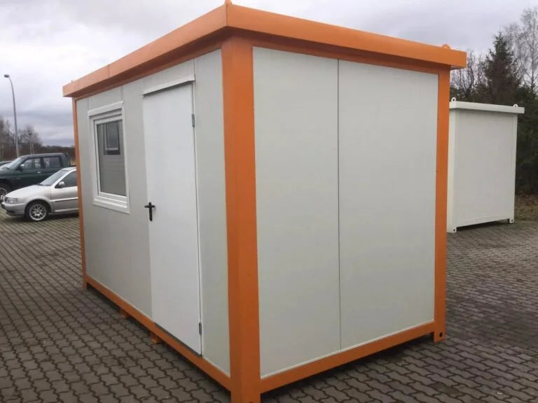 Neuer Bürocontainer 4 × 2,4 m – Sicherheits- und Zugangskontrollcontainer 9,6 m²