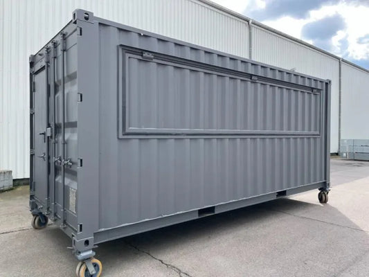 Professioneller 20-Fuß-Barcontainer mit großer Verkaufsklappe