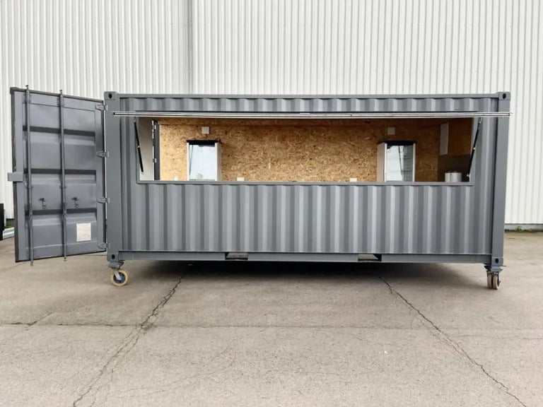 Professioneller 20-Fuß-Barcontainer mit großer Verkaufsklappe