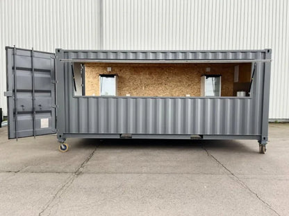 Professioneller 20-Fuß-Barcontainer mit großer Verkaufsklappe