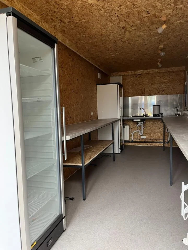 Professioneller 20-Fuß-Barcontainer mit großer Verkaufsklappe
