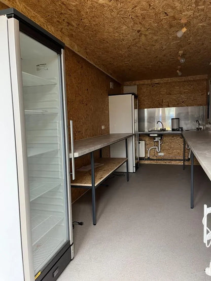 Professioneller 20-Fuß-Barcontainer mit großer Verkaufsklappe