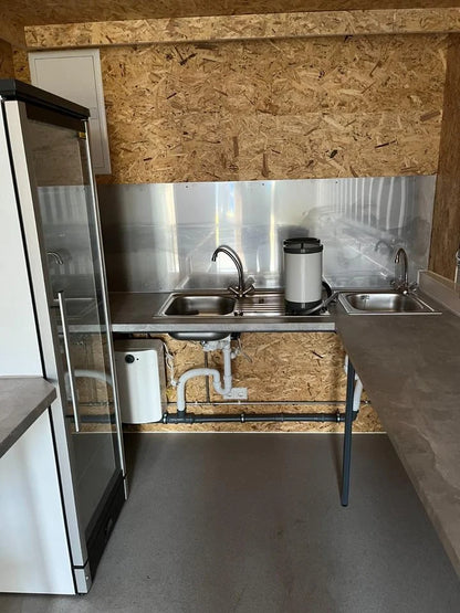 Professioneller 20-Fuß-Barcontainer mit großer Verkaufsklappe