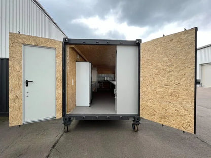 Professioneller 20-Fuß-Barcontainer mit großer Verkaufsklappe