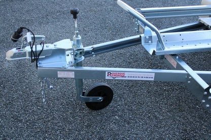 ERDE Motorradanhänger – kippbar mit integrierter Auffahrrampe – 750 kg