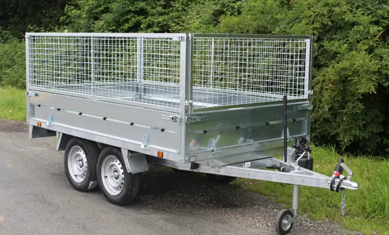 Lider 39560 Tandem-Kippanhänger 253 × 147 × 30 cm mit umfangreichem Zubehör