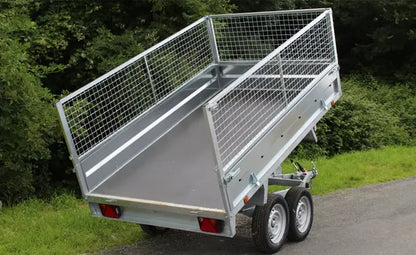 Lider 39560 Tandem-Kippanhänger 253 × 147 × 30 cm mit umfangreichem Zubehör