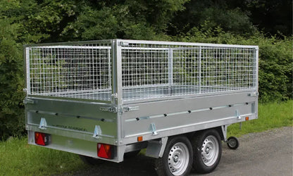 Lider 39560 Tandem-Kippanhänger 253 × 147 × 30 cm mit umfangreichem Zubehör