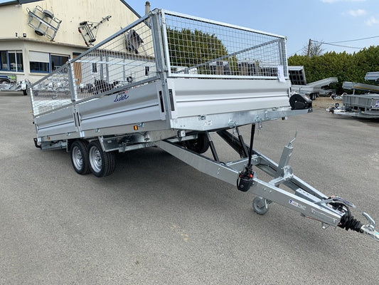 LIDER Plattformanhänger 506 × 215 cm – 2 gebremste Achsen – bis 3.500 kg