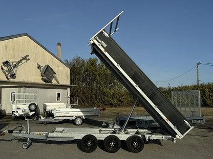 Henra Dreiseitenkipper 4 × 2 m – 3-Achser – 3.500 kg