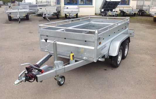Lider 41352 Kippanhänger – 1.500 kg zul. Gesamtgewicht, Tandemachse, gebremst