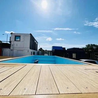 Sport- & Spa-Containerpool 6 m – mit integrierter Gegenstromanlage