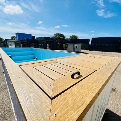 Sport- & Spa-Containerpool 6 m – mit integrierter Gegenstromanlage