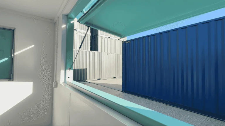 Professioneller 20-Fuß-Cafeteria-Container mit Rollladen