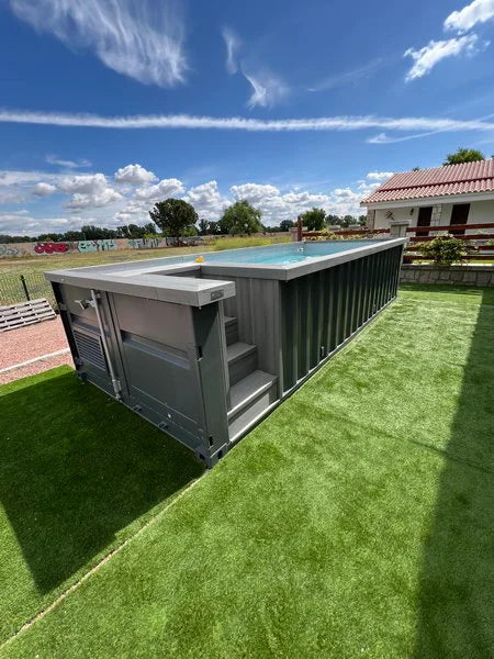 Lanzarote-Containerpool 6 m mit integriertem Spa