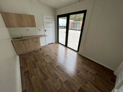 Wohn- und Bürocontainer 24 m² – 8 × 3 m – mit Bad und Küchenzeile