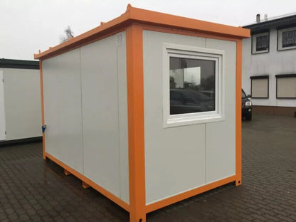 Neuer Bürocontainer 4 × 2,4 m – Sicherheits- und Zugangskontrollcontainer 9,6 m²