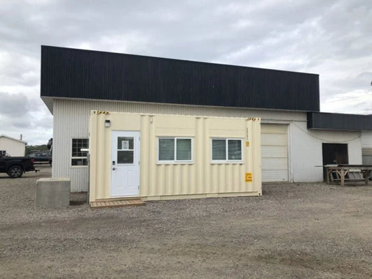 Bürocontainer 6 × 2,40 m – 14,4 m² | Isoliert & bezugsfertig