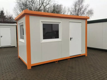 Neuer Bürocontainer 4 × 2,4 m – Sicherheits- und Zugangskontrollcontainer 9,6 m²