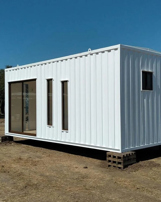 Bürocontainer aus Seecontainer 6 × 3 Meter – 18 m²